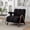 Black, variant on Pawverly Cloud Shape Lounge Chair with Wooden Legs, Soft Chenille Single Sofa Chair for Living Room, Cozy Decorative Armchair for Bedroom, Balcony or Apartment Seating Rust Red