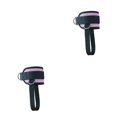 thumbnail image 2 of Eigraketly Tobillo correa para el pie ajustable Fitness entrenamiento pierna trasero soporte correas deporte entrenamiento Brace hogar profesional gimnasio Rosado 2piezas Eigraketly CBP344916, 2 of 6