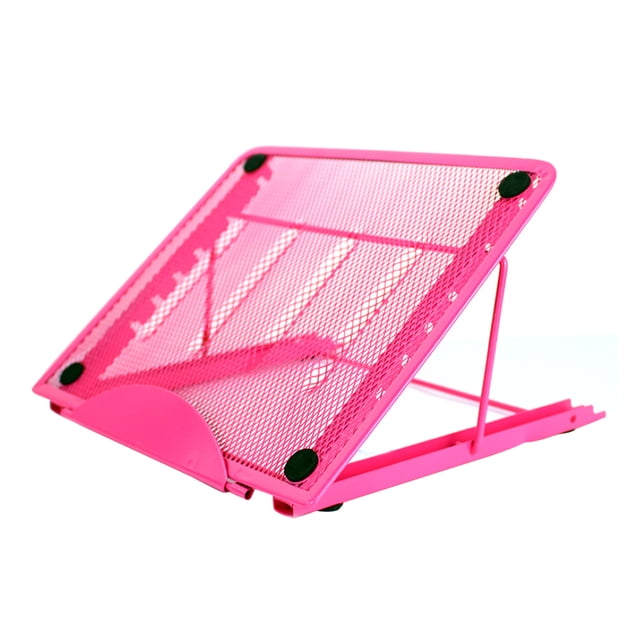 Yeacher Multi-Functional Metal Stand Holder Tabletop Foldable Stand 6 Levels Adjustable Notebook Riser Portable Ventilated Cooling Laptop Stand