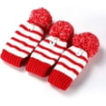thumbnail image 2 of Knit Golf Headcover Juego de 3 Pom Pom Head Covers para Driver Fairway Wood Hybrid con etiquetas de números Namotu CZYD-HY79, 2 of 7