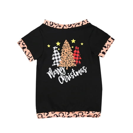 

LisenraIn Christmas Family Matching Pajamas Dad Mom Kid Baby Pet Printed Sets