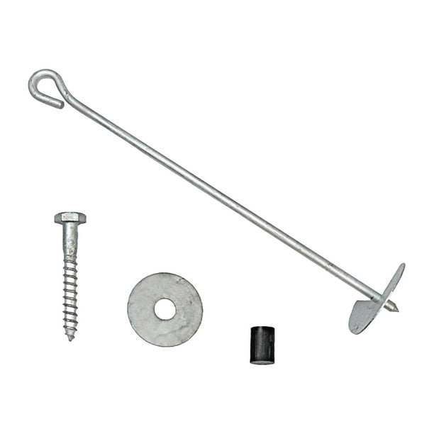 Pincho De Tierra De 25 Cm Para Riego Por Goteo - Ancla Y Gancho Para Mangueras PE (Uzman-Erdhaken)