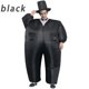 thumbnail image 1 of Men Black Suits Inflatable Costume Set Lightweight Battery Powered Costume for Men Male Adult, 1 of 5