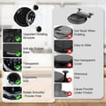 thumbnail image 3 of 2Pcs Chicken Shredder Tool Meat Breast Shredding Separation Mincing Grinder Machine with Lid for Shredding Chicken Pork, 3 of 5