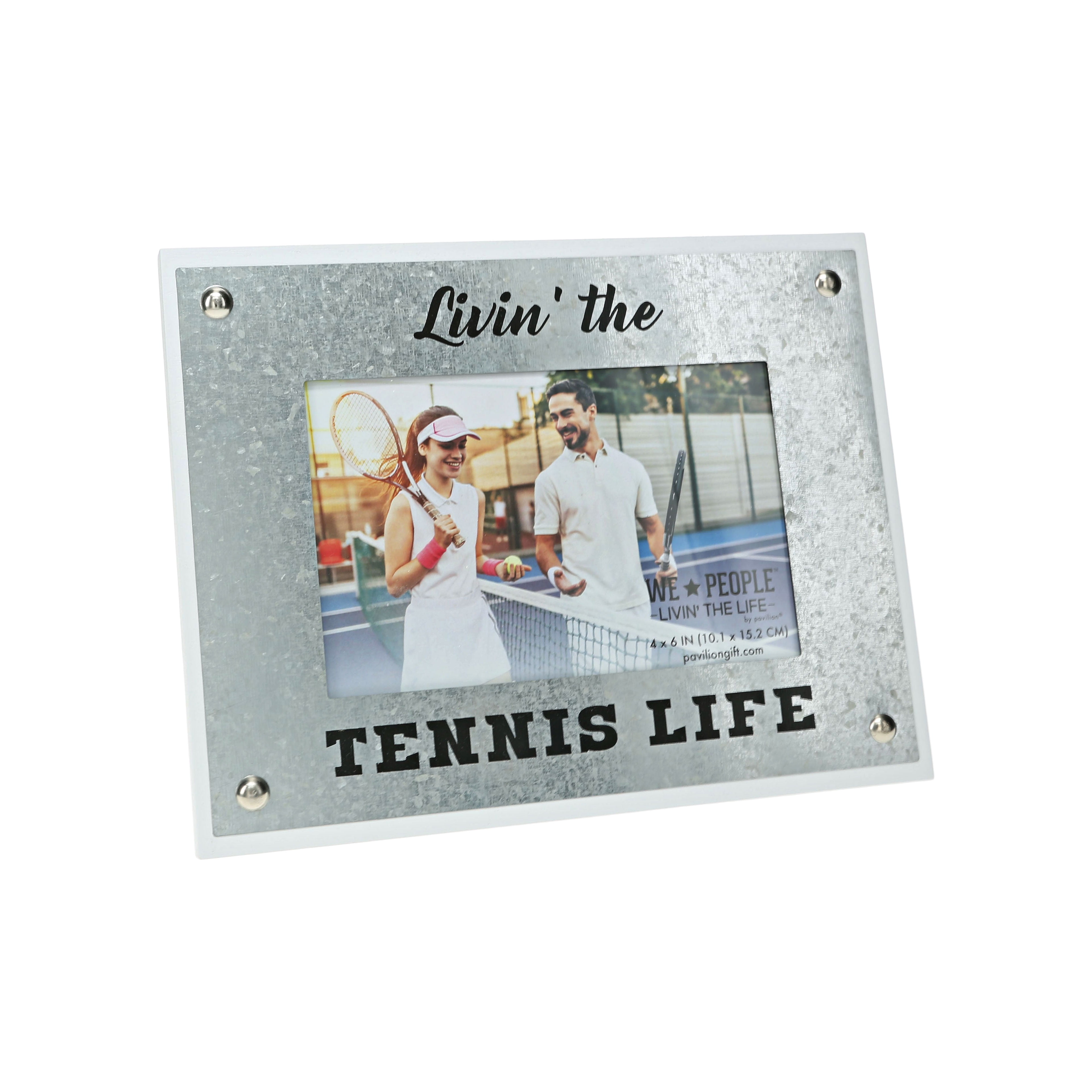 Pavilion - Livin' The Tennis Life - 8.5x6.5 Inch Easel Back Picture Frame