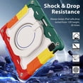 thumbnail image 5 of ROISKIN for iPad Air 11 inch Case (M3 2025/M2 2024)/ Air 6th Generation for Kids with HD Screen Protector, 360 Rotating Kickstand, Shoulder Strap, Pen Holder, Heavy Duty Military Case for iPad Air 11, 5 of 6