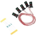 thumbnail image 3 of 5Pcs Model Traffic Lights Led Train Model Signal Light 1:87 Scale Steel Column Layout Lamp Posts Railway Train Garden Scenery, 3 of 8