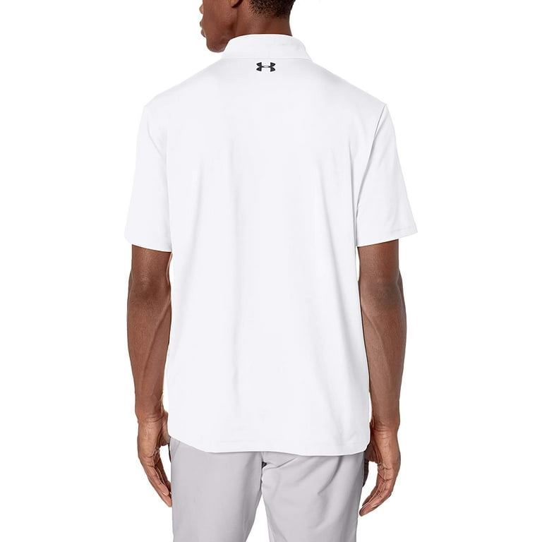 Under Armour Mens Performance 2.0 Golf Polo , White 100/Pitch Gray ,  3X-Large