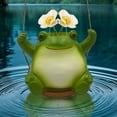 thumbnail image 6 of Hanging Plant Indoor, Hangable Planter Pot, Swing Frog Plant Hanger, Ceramic Frog Shaped Planter Multipurpose Pot, Plants Hanging for Window, Ceiling, Garden, Wall, 6 of 8