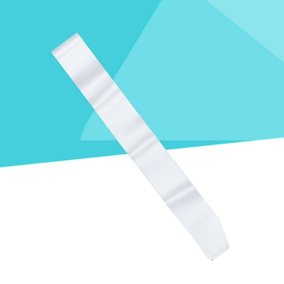 MIPCASE 1Pcs Plain Satin Sash in White for Women and Party Organizers at Bachelorette Parties
