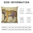 thumbnail image 5 of MLJA Anatomy of A Lion Wild Animal Throw Pillow Cover Decoration for Home Bedroom Living Room Boys Room Nursery Playroom Decor,Gift for Lion Lovers Boys Kids Teens, 5 of 5