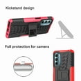 thumbnail image 5 of For Motorola Moto G Stylus 4G 2022 Case, Shockproof Rugged Protection Kickstand Cover Drop Proof TPU Military Grade Protective Phone Case for Motorola Moto G Stylus 4G 2022 6.8 inch, Purple, 5 of 9