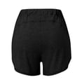 thumbnail image 3 of WAYUTE Women's Shorts Workout Shorts Athletic Running Dolphin Shorts with Zipper Pockets Casual Soft Comfort Summer Dailywear, 3 of 6