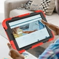 thumbnail image 5 of Junayo for Lenovo Tab M8 HD 4th Gen 2023 (TB-300XU TB-300FU) 8 inch Heavy Duty Shockproof Protective Case with Screen Protector Stand and Hand Strap Shoulder Strap, 5 of 8
