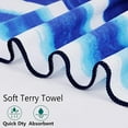 thumbnail image 3 of 2 Pack Oversized Beach Towel Clearance , Extra Large Fast Quick Dry Sand Free Proof Mat Travel Stuff Cool Pool Microfiber Towel for Adults Men Women Mom Dad Funny Gift , 74"x36"-Boho Stripe, 3 of 5
