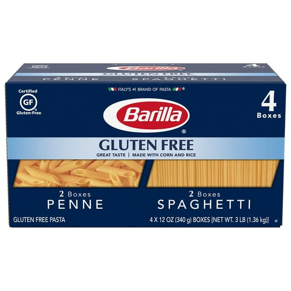 Barilla Gluten Free Penne and Spaghetti Variety Pack, 4 pk./12 oz.