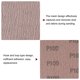 thumbnail image 4 of Uxcell 10pcs Discos de Lijado de Malla de 6 Pulgadas con Gancho y Bucle, Almohadillas Abrasivas Sin Polvo de 100 Granos para Muebles de Madera, 4 of 7