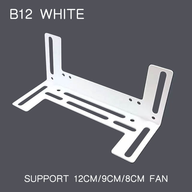 Boîtier d'Ordinateur Mémoire 120mm 140mm Support de Ventilateur de Refroidissement Module RAM Support de Refroidisseur B12 Blanc pour Ventilateur 120mm