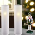 thumbnail image 3 of WGV International Decorative Glass Cylinder Hurricane Chimney Tube, 1 Piece 3"W x 14"H - Frosted, 3 of 5