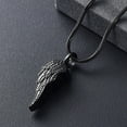 thumbnail image 3 of Constanlife Angel Wing Cremation Pendant Small Urns For Ashes Keepsake Urn Necklace, 3 of 4