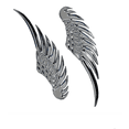 thumbnail image 4 of Pegatinas de alas metálicas 3D, pegatinas de Metal, accesorios para automóviles (1 par) JM, 4 of 5