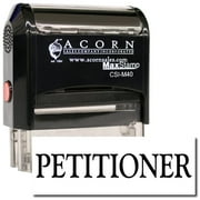 Large Self-Inking Petitioner Stamp with Blue Ink