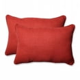 thumbnail image 1 of Pillow Perfect 601205 Extérieur & Intérieur Rave Flamme Ove Taille Rectangulaire Jeter Oreiller & 44; Lot de 2 - Rouge, 1 of 1