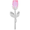 thumbnail image 2 of 24K Gold Crystal Rose Dipped Flower Valentine's Day Love Gift (Silver Rod Pink Flower), 2 of 8