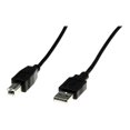 thumbnail image 1 of Rocstor Premium - USB cable - USB Type B (M) to USB (M) - USB 2.0 - 6 ft - black, 1 of 2