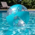 thumbnail image 4 of Outdoor Pvc Inflatable Beach Ball, 10.63 Inch Portable Sturdy Solid Waterproof Pool Toys for Summer Pool Party Decorations, Beach Games, Indoor Outdoor Yard Festival Decorations, 4 of 7