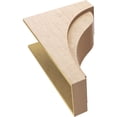 thumbnail image 6 of 12"W x 24"D x 36"H Classic Helena Rough Cedar Woodgrain TimberThane Corbel, Primed Tan, 6 of 6