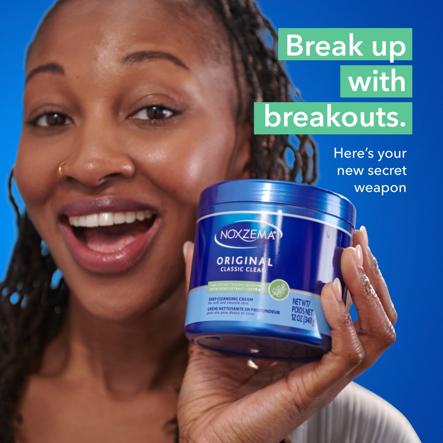 Noxzema Original Classic Deep Cleansing Facial Cream Wash for All