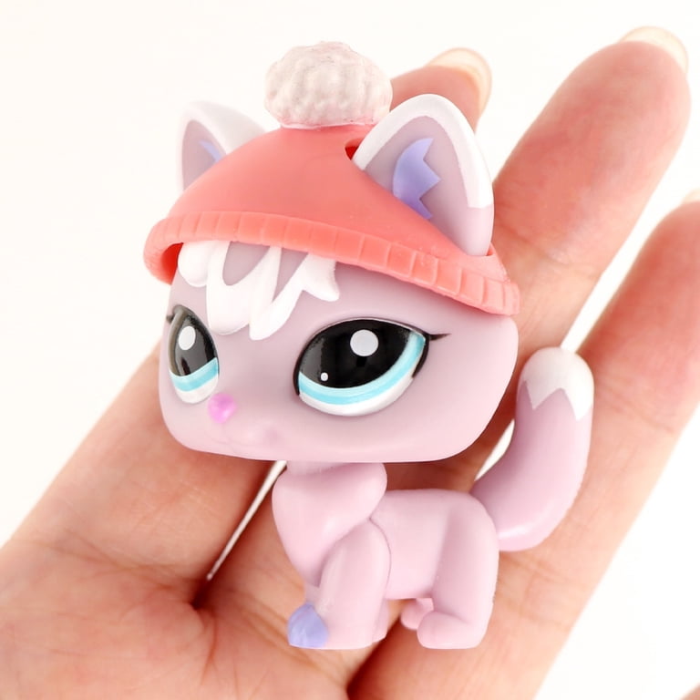 Mini Pet Shop lps Toys,Fox #2400 with DIY Accessories,Bobble Head