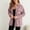 Pink women blazer casual loose fit a1, variant on Casual Blazer for Women, Loose Fit Long Sleeve Button Down Coat, Open Front Collared Office Wear, Soft Solid Outerwear for Daily Fall Winter Layers, Gray M