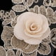 thumbnail image 3 of 2x Boda Encaje Apliques Florales Adornos De Escote Cuello Decoración Para Bricolaje Manualidades Ropa Nupcial, Disfraces, Sombreros Hugo Aplique de ajuste de encaje, 3 of 10