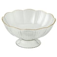 thumbnail image 1 of Multifunctional Fruit Plate With Drainable Base, Clear Plastic Fruit Bowl, 1 of 8