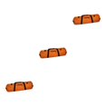 thumbnail image 1 of Soidarity Bolsa de almacenamiento para tienda de campaña Duffel Estuche impermeable Picnic Pesca al aire libre Naranja 90cmx30cm L Type1 NO1, 1 of 1