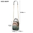 thumbnail image 2 of FORMRS Crossbody Bag for Women Quilted Travel Shoulder Cell Phone Purse with Chain Strap Handbag, Mountains at Dawn, 2 of 7