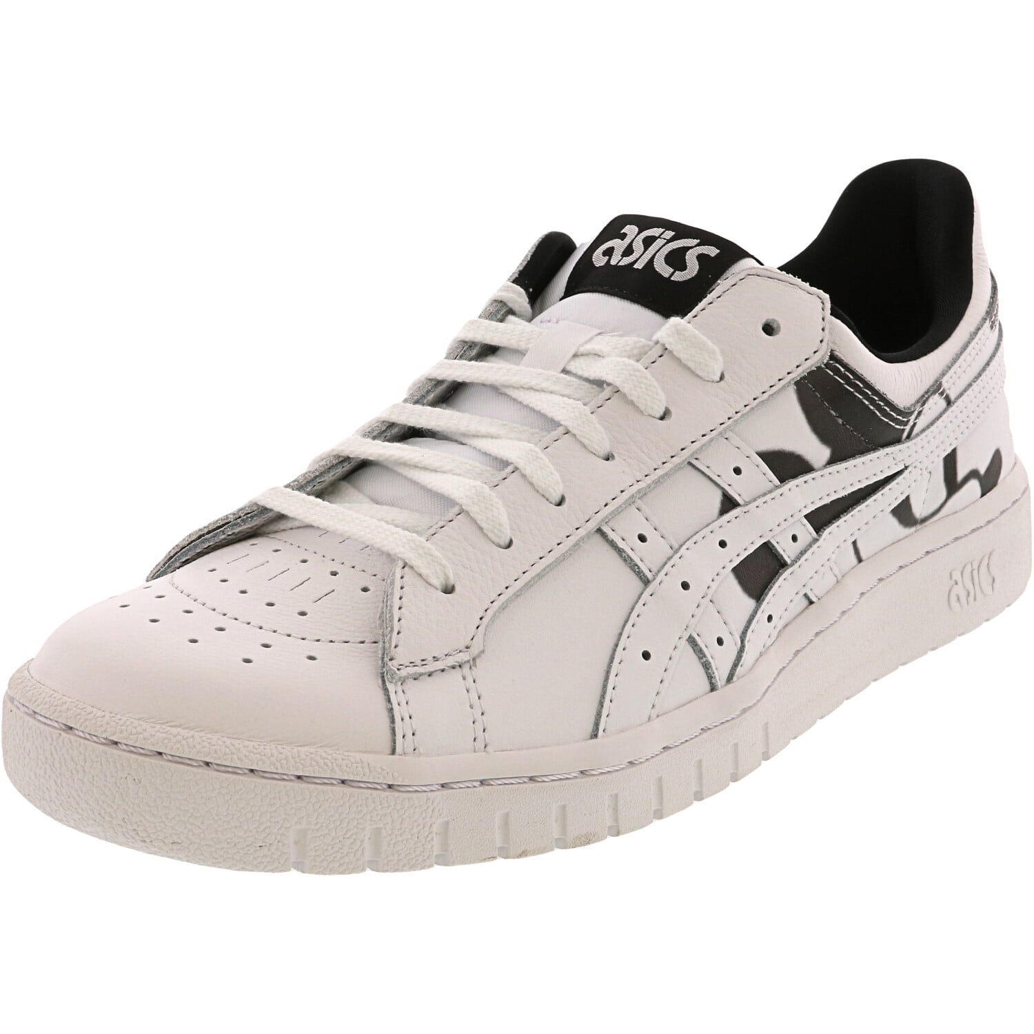 asics men's leather sneakers