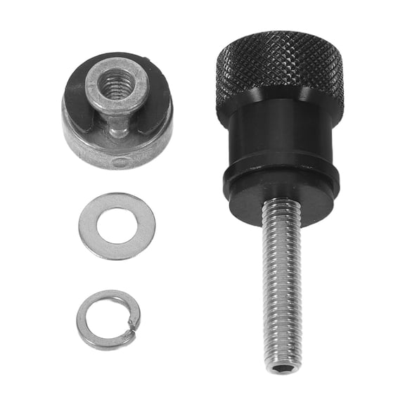 FENGGUIQU Sleek Black Aluminum Seat Mounting Screws for Motorcycle Rear Panels