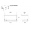thumbnail image 4 of Gatco 1420MX Latitude II Toilet Paper Holder with Mobile Shelf, Matte Black, 4 of 4