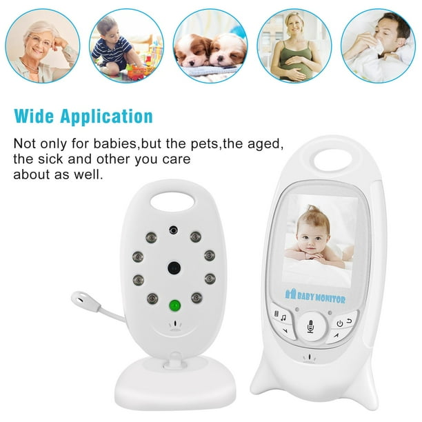 Barbala Baby Monitor 4,3 Moniteur vidéo pour bébé avec caméra, version  nuit infrarouge, prise en charge de plusieurs caméras, surveillance de la  température, berceuse, audio bidirectionnel et caméra bébé VOX Auto 