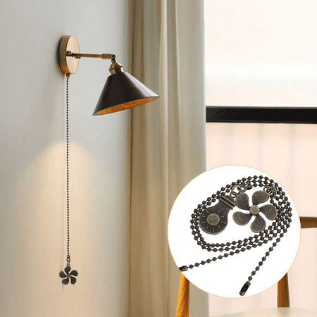 

Fan Chain Ball Ceiling Light Pulls Beaded Fan Pull Chandelier Chain Pendant Pull Chain Extension for Home Inside Daily Use LHM