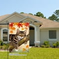 thumbnail image 2 of JOOCAR Adorable Cat on Tree Branch with Autumn Leaves Linen Garden Flag for Fall Autumn Home Outdoor Garden Yard Door Decor 12x18 inch, 2 of 5