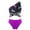 Purple Horse, variant on MSemis Kids Girls One-Shoulder Bikini Swimwear Set Two Piece Swimsuits