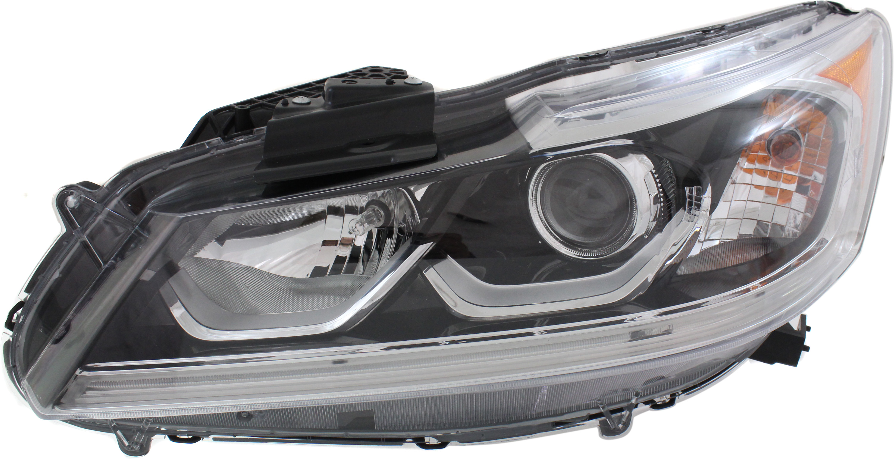 Replacement REPH100398Q Headlight Compatible With 2016-2017 Honda Accord Left Driver Halogen With bulb(s) CAPA Certified