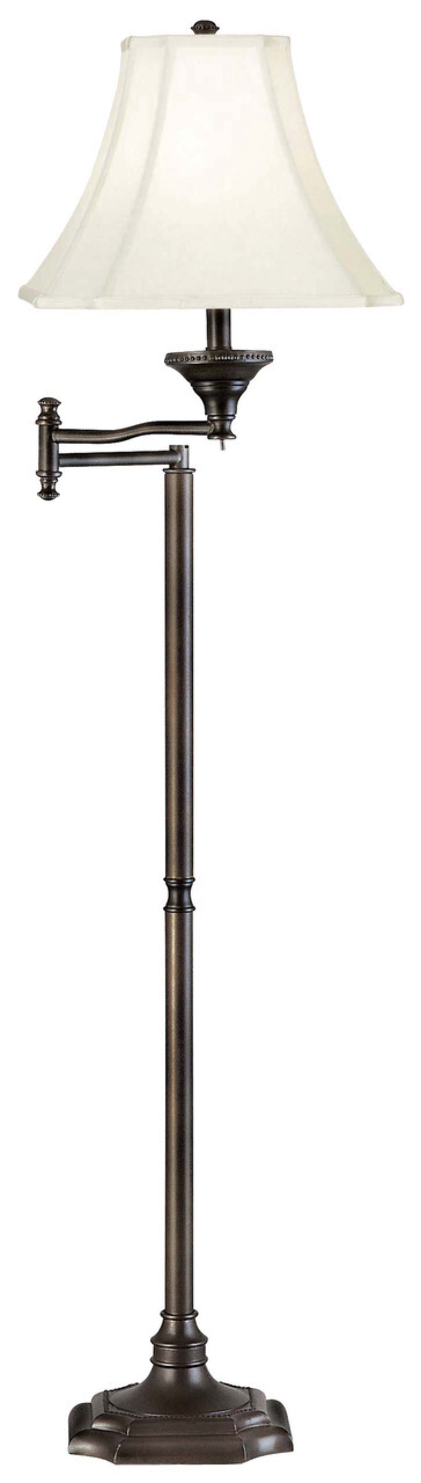 Wentworth Swing Arm Floor Lamp - Burnished Bronze