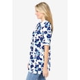 thumbnail image 3 of Woman Within Plus Size Elbow-Sleeve Polo Tunic, 3 of 6
