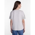 thumbnail image 3 of Winnie the Pooh Women's Printed Embroidered Tee with Short Sleeves, Sizes XXS-4X, 3 of 5