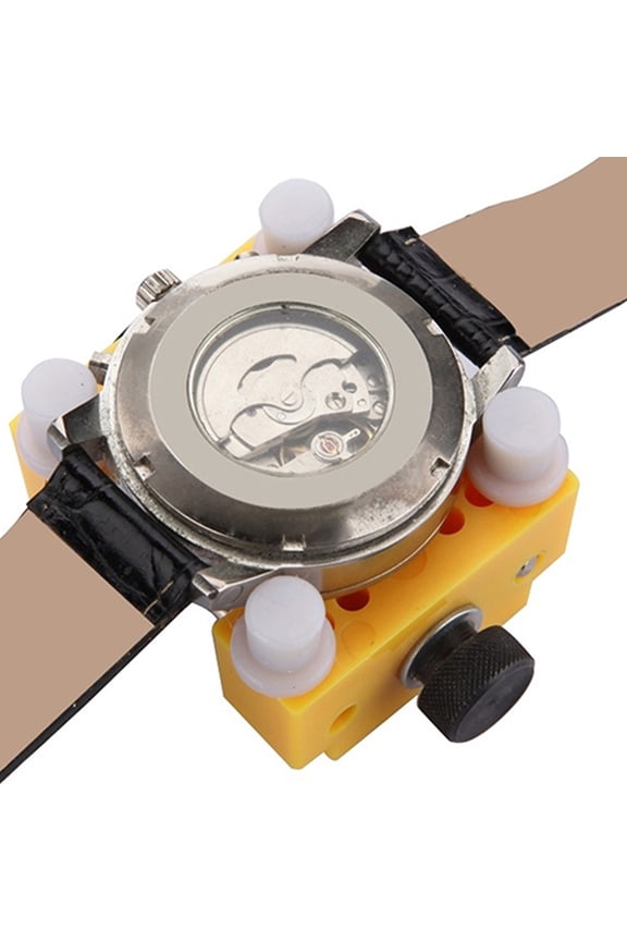 Watch Case Clamp Holder Adjustable Watchmakers Vice Wristwatches Repair Tool